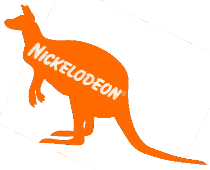 Nickelodeon Kangaroo - Vector Animal Silhouette (425x345), Png Download
