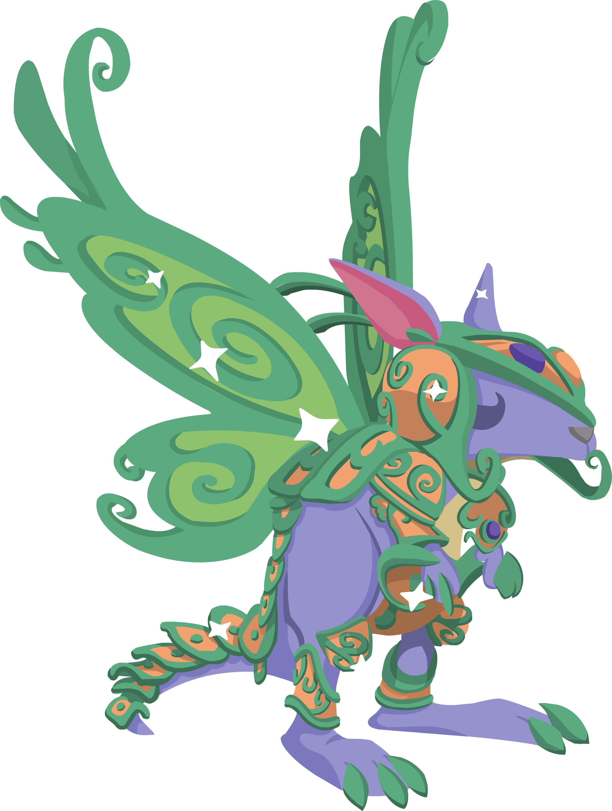 Mystical Armor Kangaroo - New Animal Jam Pet In Egg (2473x3277), Png Download