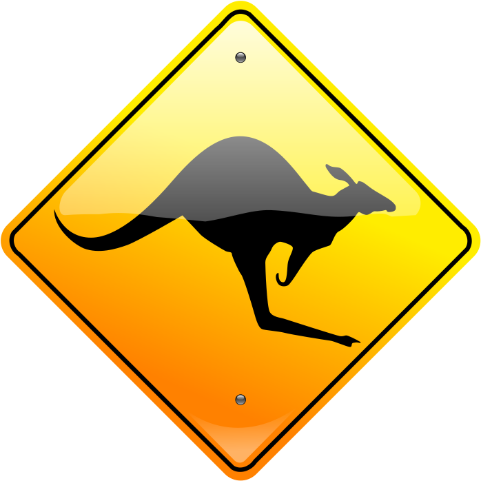 How To Set Use Kangaroo Sign Clipart (900x900), Png Download