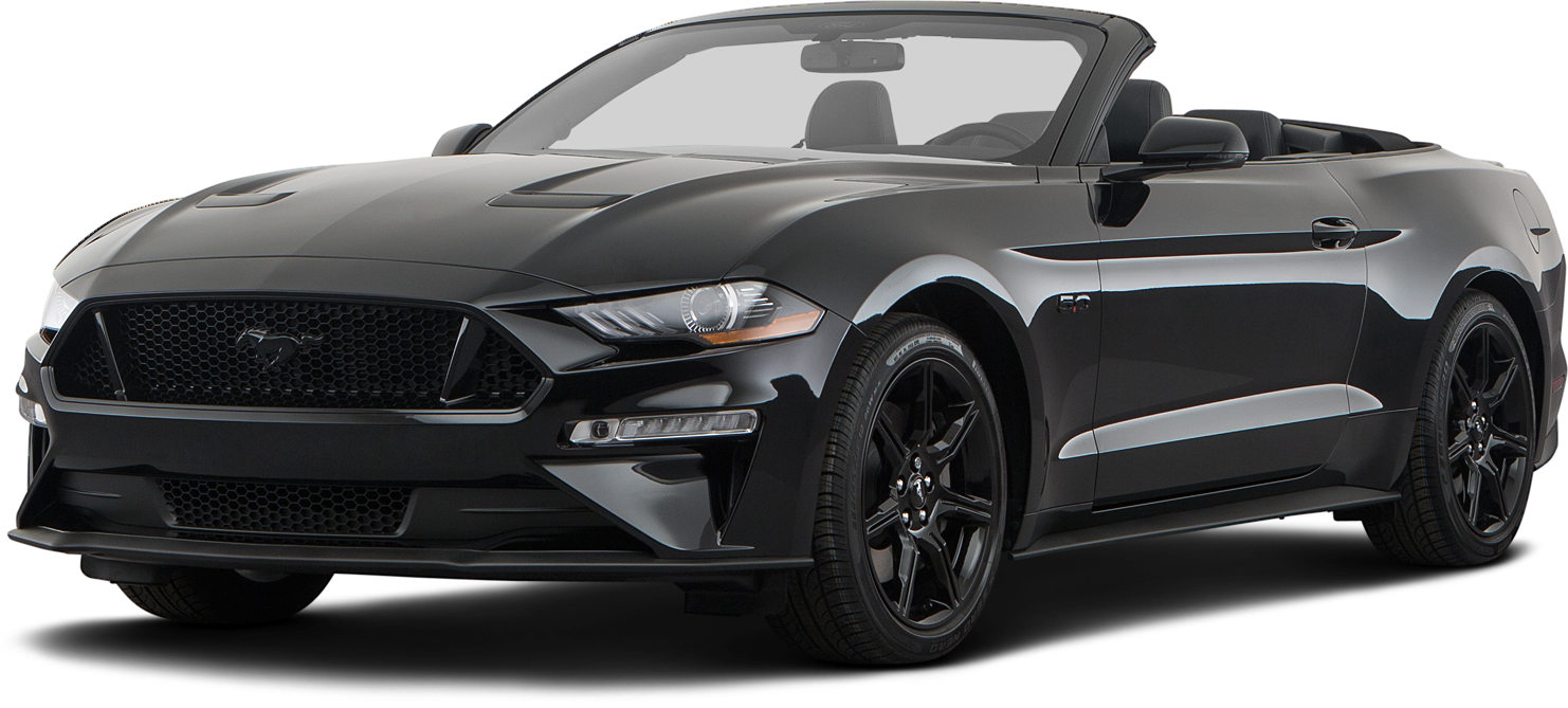 2017 Ford Mustang Convertible - 2016 All Black Camaro Convertible (1482x669), Png Download