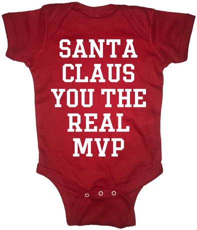 Santa Claus You The Real Mvp Jumper One Piece Cute (498x498), Png Download