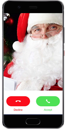 A Real Call From Santa Claus - Comfy Santa Journal [book] (378x480), Png Download