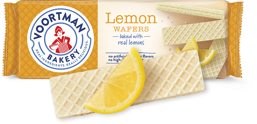 Us Wafer Lemon - Voortman Strawberry Banana Wafers (866x419), Png Download