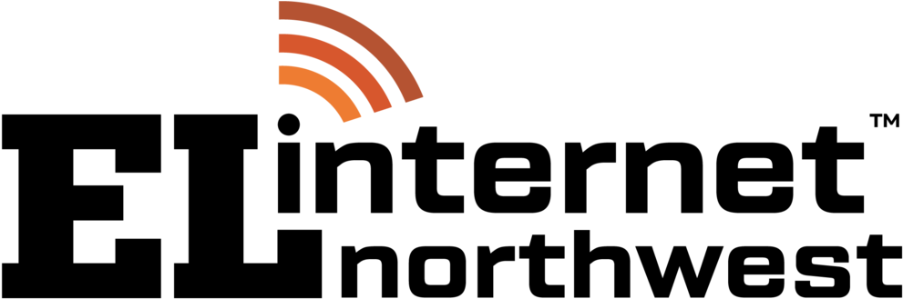 El Internet Logo Inline Color - Design (1000x400), Png Download