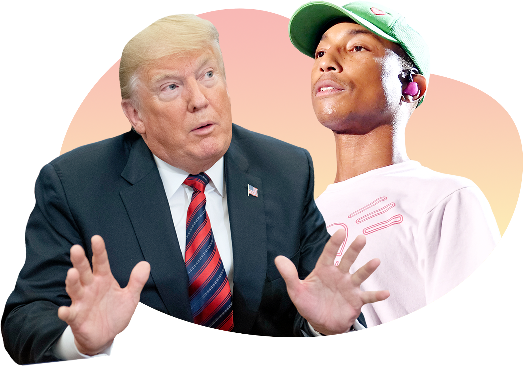 Pharrell Is The Latest Musician To Serve Donald Trump (1870x1246), Png Download