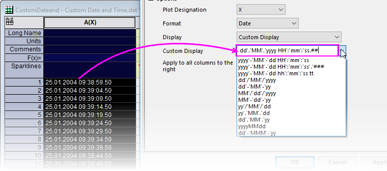 Colproiperties Custom Date Time Formats - Portable Network Graphics (759x336), Png Download