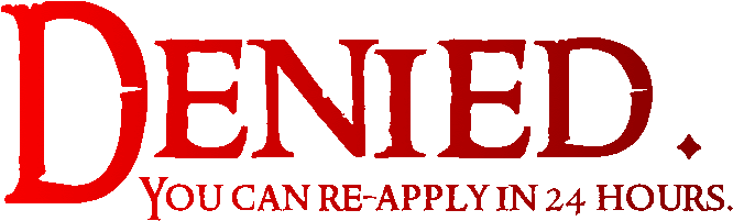 You Have Been Denied For Reason Pointed Out Below, - Independence University (700x250), Png Download