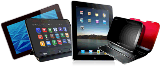 Expert Tablet Repair - Phones Computers And Tablets (540x223), Png Download