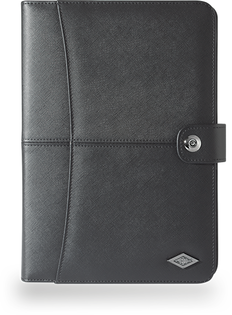 For 9,7 - 10,5 Tablets - Wedo Tablet-pc Organizer Accento, A5, Kunstleder, Schwarz (470x637), Png Download