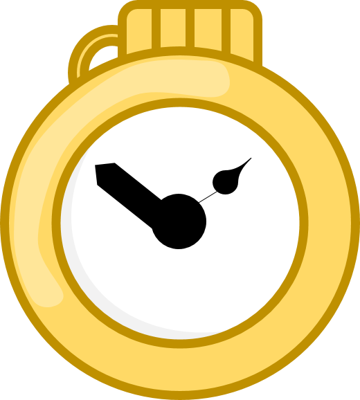 Pocket Watch - Watch (520x578), Png Download
