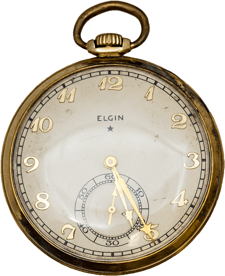 1933 Elgin Gold Filled Pocket Watch - Gold-filled Jewelry (1000x1000), Png Download