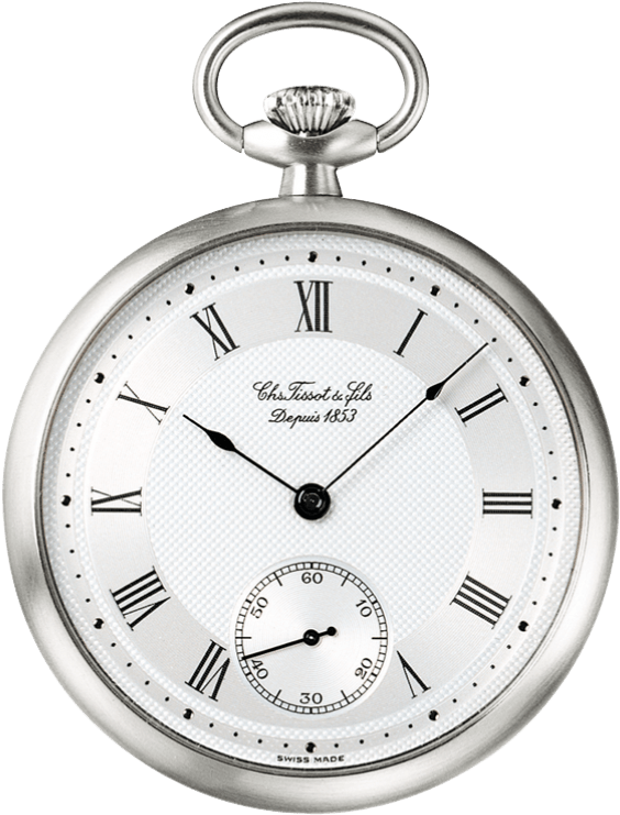 Tissot Pocket Watch Mechanical - Tissot Lepine Mechanical T82 7.409 33 (662x840), Png Download