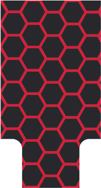 Prostaff Hex Design - Honeycomb Glow Gif (296x466), Png Download
