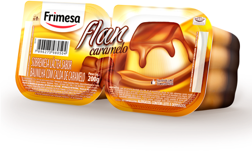 Flan - Sobremesa Frimesa Png (500x500), Png Download
