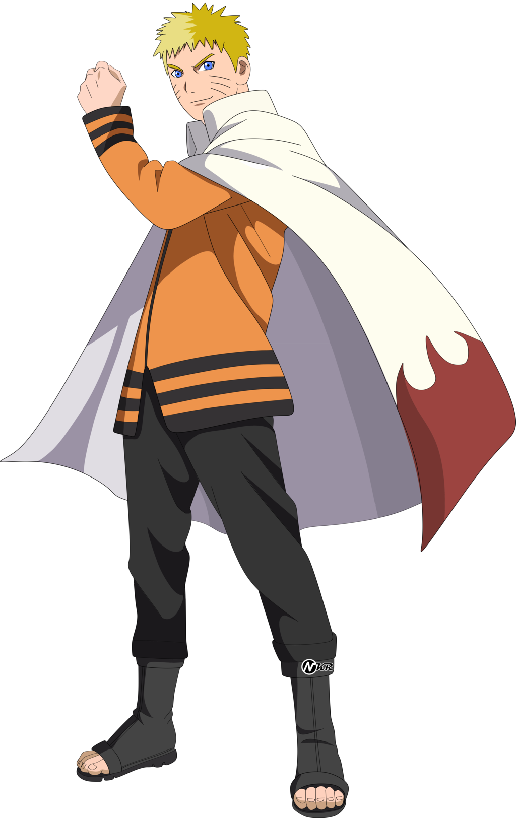 No Caption Provided - Naruto Hokage (710x1126), Png Download