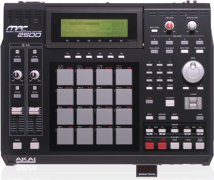 Akai Mpc2500 Instructional Dvd's - Mpc 2500 (1200x750), Png Download