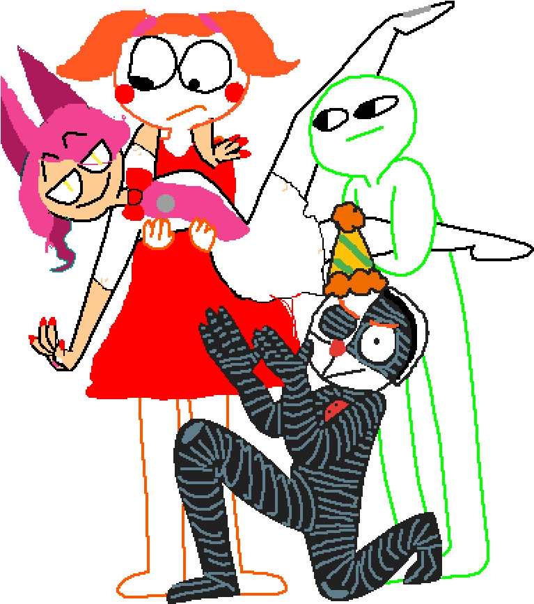 I Found This And Had To Add Ennard - Cartoon (800x902), Png Download