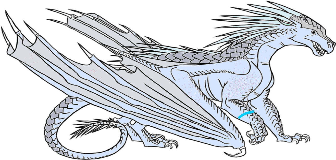 Narwhal By Peacewielder - Wings Of Fire Narwhal (1328x783), Png Download