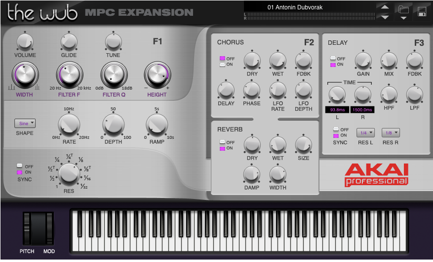 Akai Mpc Expansion The Wub V1 - Kvr (1200x750), Png Download