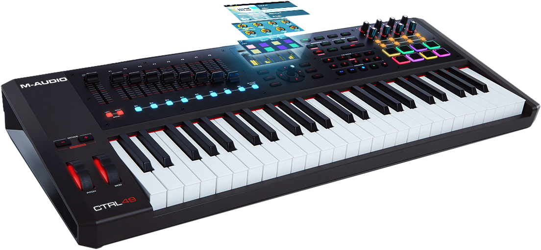 Vip With Mpc Renaissance - M-audio Ctrl49 (1200x750), Png Download