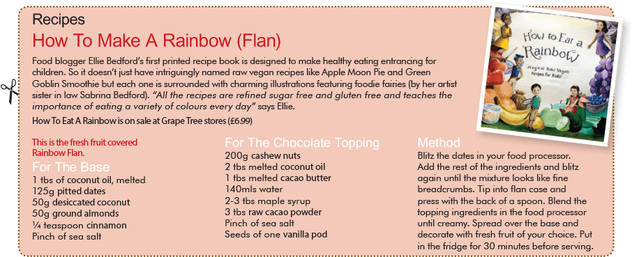 Rainbow Flan - Eat A Rainbow: Magical Raw Vegan Recipes For Kids! (908x419), Png Download