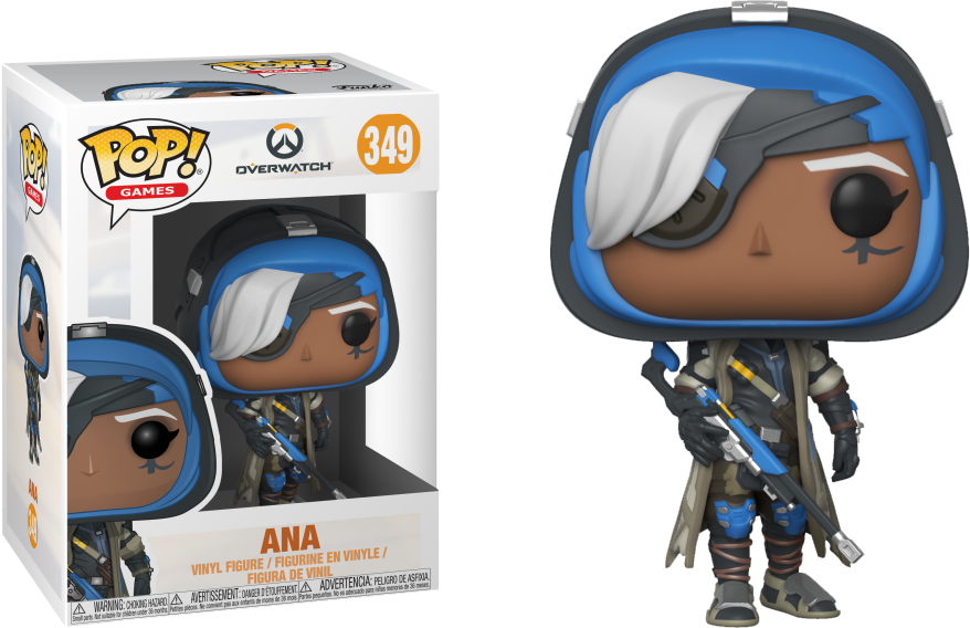 Pop Figure Overwatch Ana - Ana Pop Figure Overwatch (878x568), Png Download