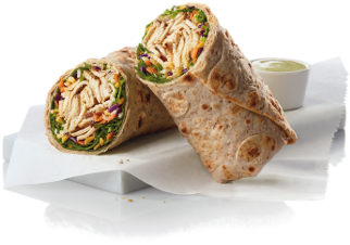 Grilled Chicken Cool Wrap® - Chicken As Food (430x322), Png Download