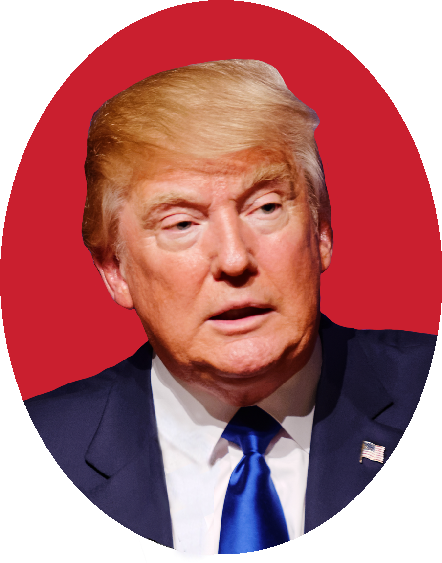 Download Donald Trump Latest Version 2018 - Donald Trump Face Circle (935x1170), Png Download