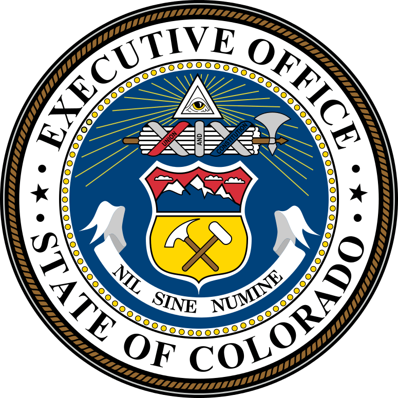 Great Seal Of Colorado Shower Curtain (775x775), Png Download