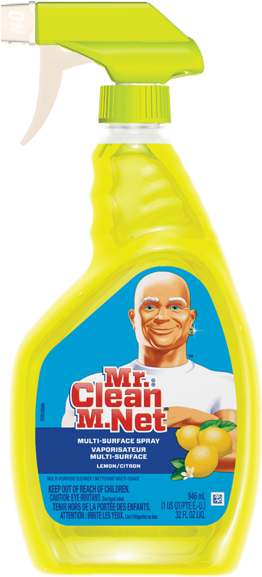 Product Image - Mr Clean Multi-purpose Cleaner, Lemon, Spray - 32 Fl (850x850), Png Download