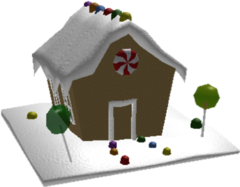 Gingerbreadhouse - Gingerbread House (420x420), Png Download