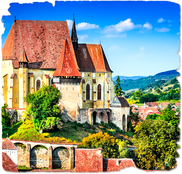 Transilvania Y Cárpatos, Circuito Clásico - Biertan (640x700), Png Download