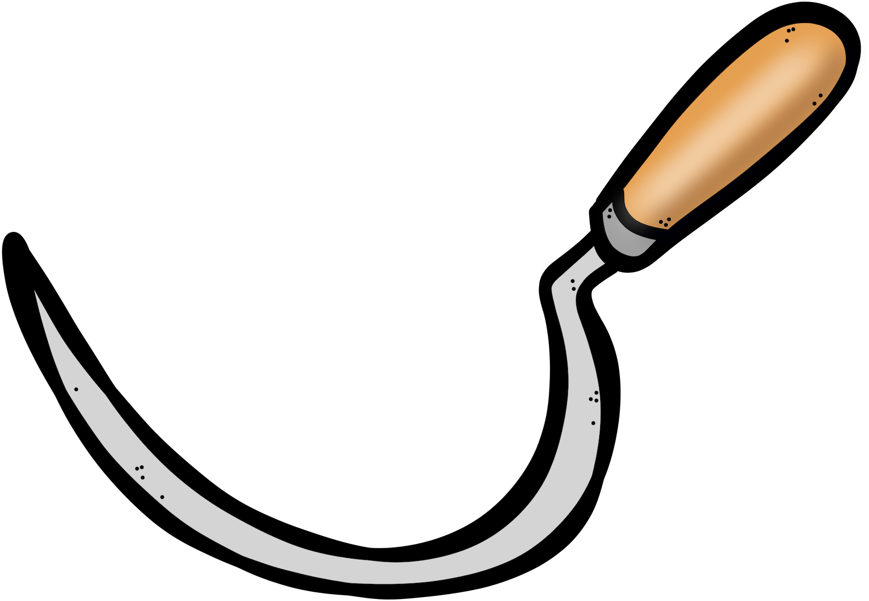 Sickle (1800x1265), Png Download