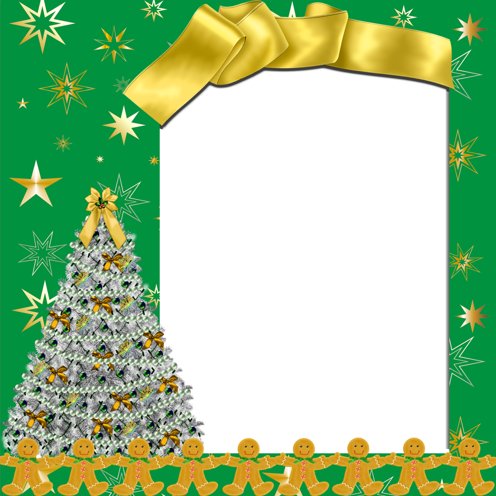 Clipart Molduras De Natal - Molduras De Natal Para (1000x1000), Png Download