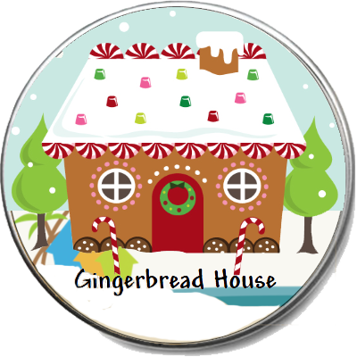 Gingerbread House - Christmas Day (400x400), Png Download