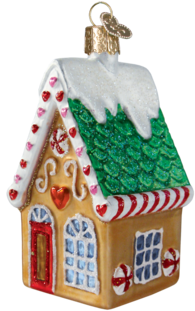 Sold Out - Old World Christmas Cookie Cottage Glass Ornament (442x442), Png Download