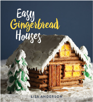 Easy Gingerbread Houses - Easy Gingerbread Cabin (600x600), Png Download
