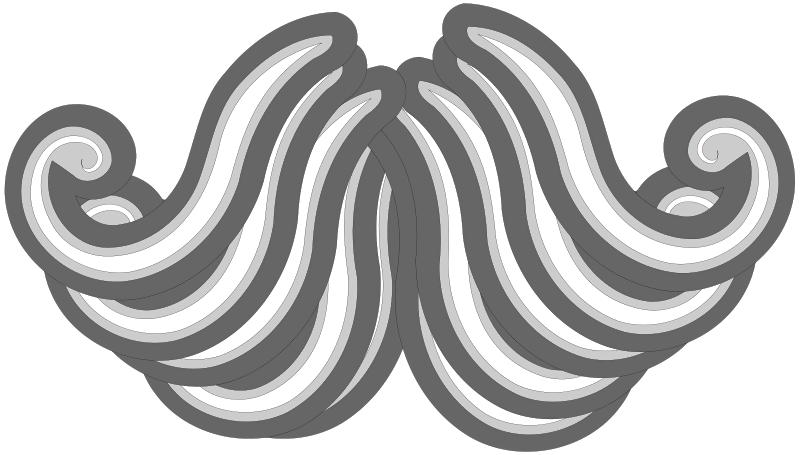 Un Extravagante Bigote - Fancy Mustache Clipart (800x455), Png Download