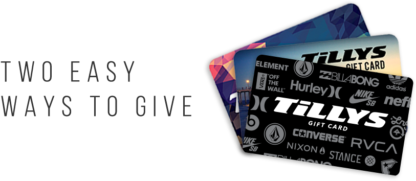Gift Cards - Tilly's Gift Card (839x355), Png Download