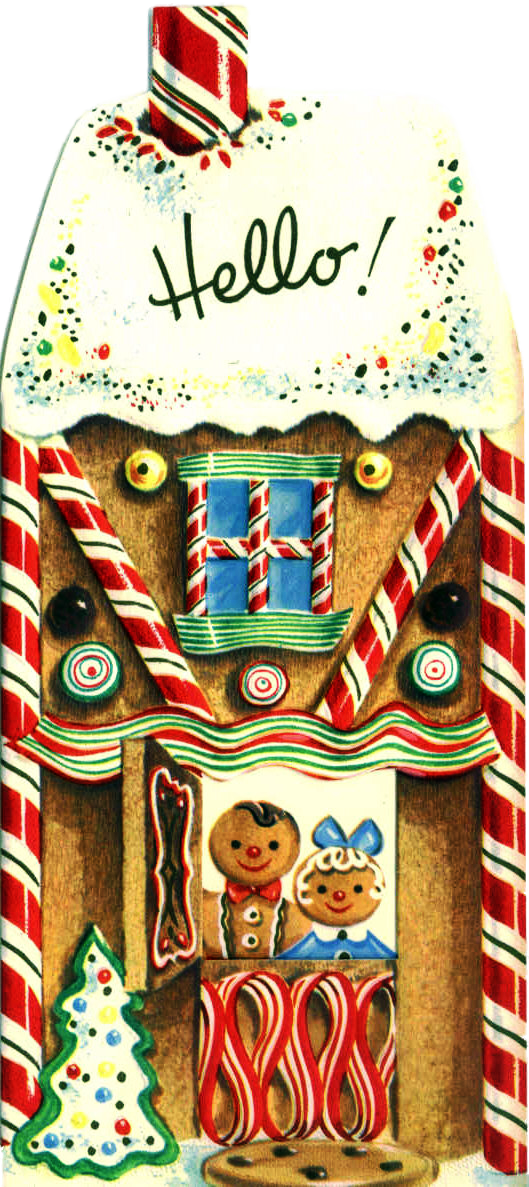 Paper Doll Clipart Gingerbread House Paper Doll - Gingerbread House (529x1187), Png Download