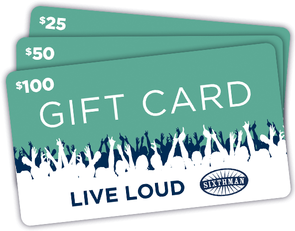 Sixthman Gift Cards - Gift Card (591x471), Png Download