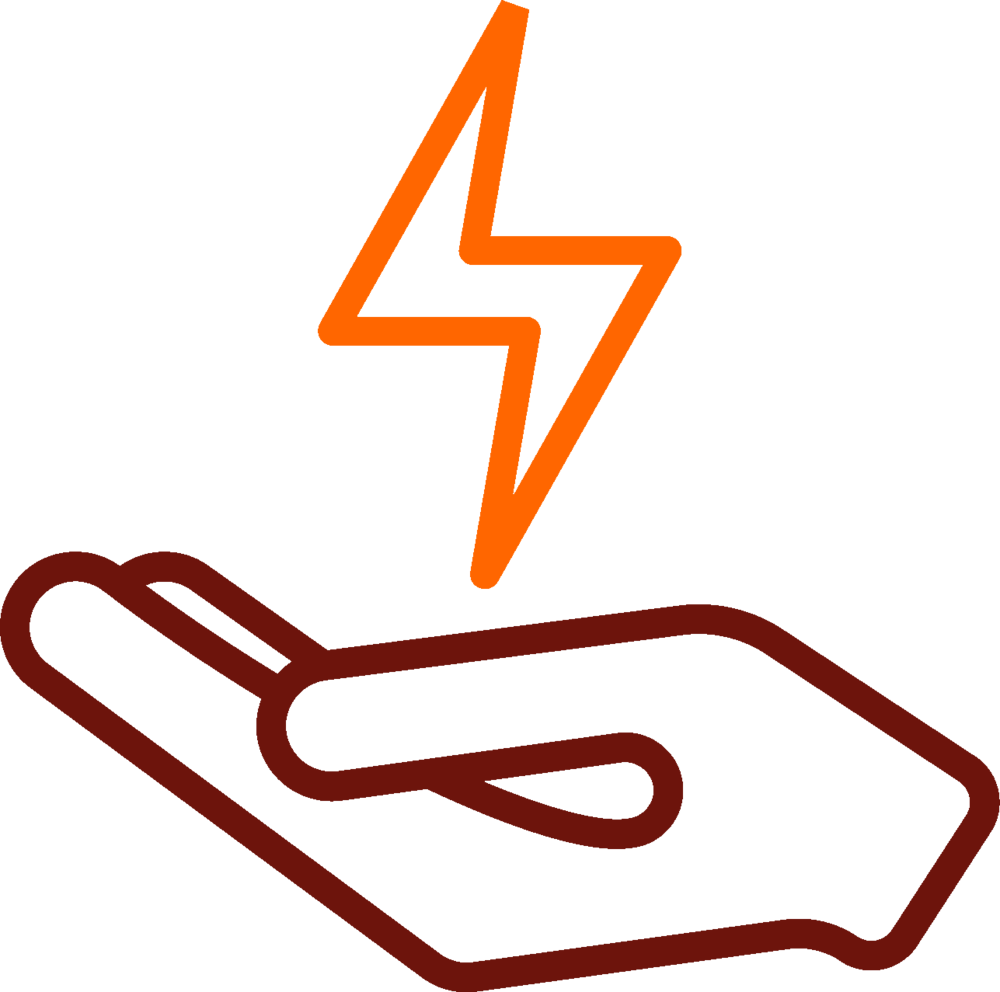 Elec Hand - Vector Graphics (1000x992), Png Download