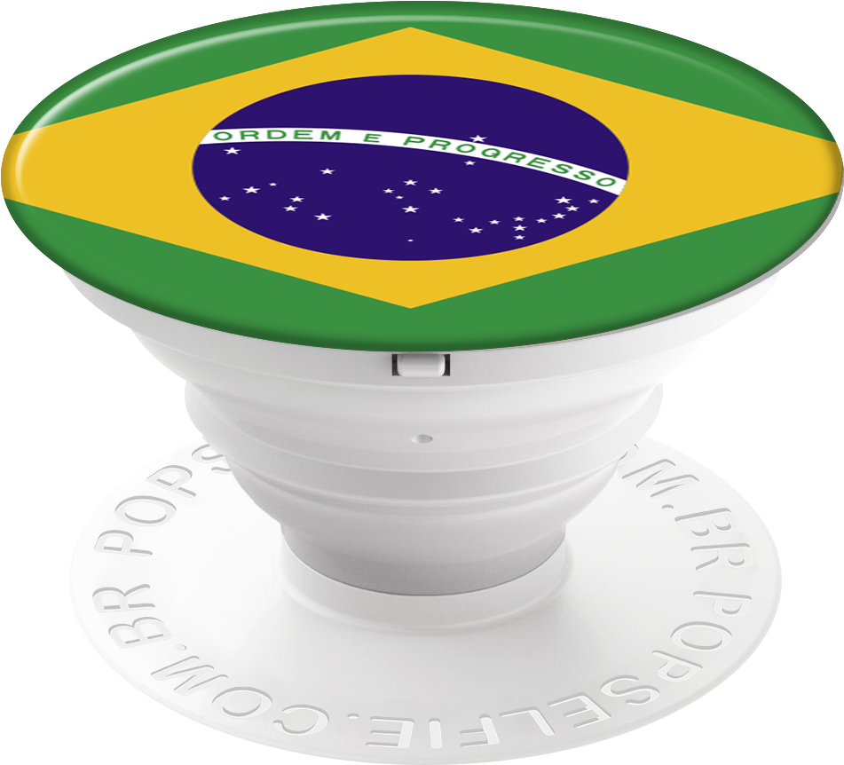 Pop Selfie Bandeira Brasil - Popsocket Brasil (1000x1000), Png Download