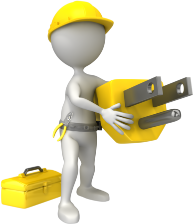 Electrician And Telecomunications - Electrician Clipart (500x500), Png Download