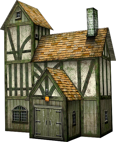 Cottage Of Rake's Corner - Cottage Png (409x500), Png Download