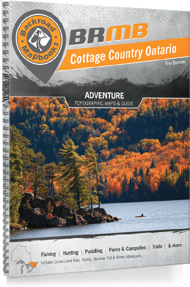 Cottage Country Ontario - Backroad Mapbooks Cottage Country Ontario (750x1000), Png Download