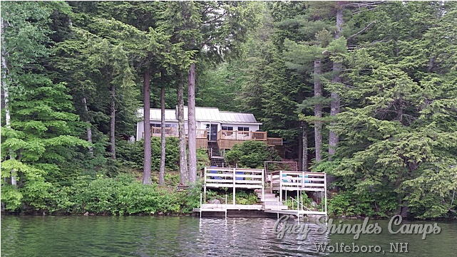A Unique Wolfeboro Waterfront Rental Cottage - Grey Shingles Camp (640x640), Png Download