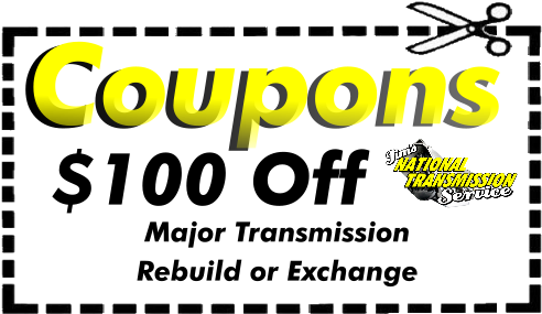 Transmission Rebuild Coupon - Word Document Blank Coupon Templates (500x295), Png Download