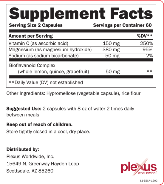 Label-biocleanse - Plexus Probio5 Ingredients Label (550x650), Png Download