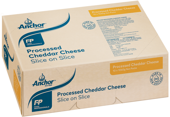 Anchor Slice On Slice Processed Cheddar Cheese - Cheese (600x600), Png Download